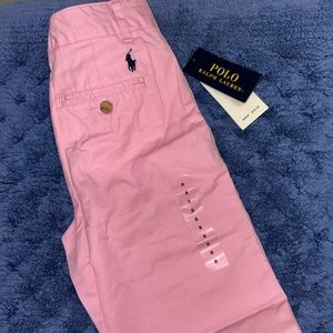 Boys Ralph Lauren Pink Chino Pants Size 8